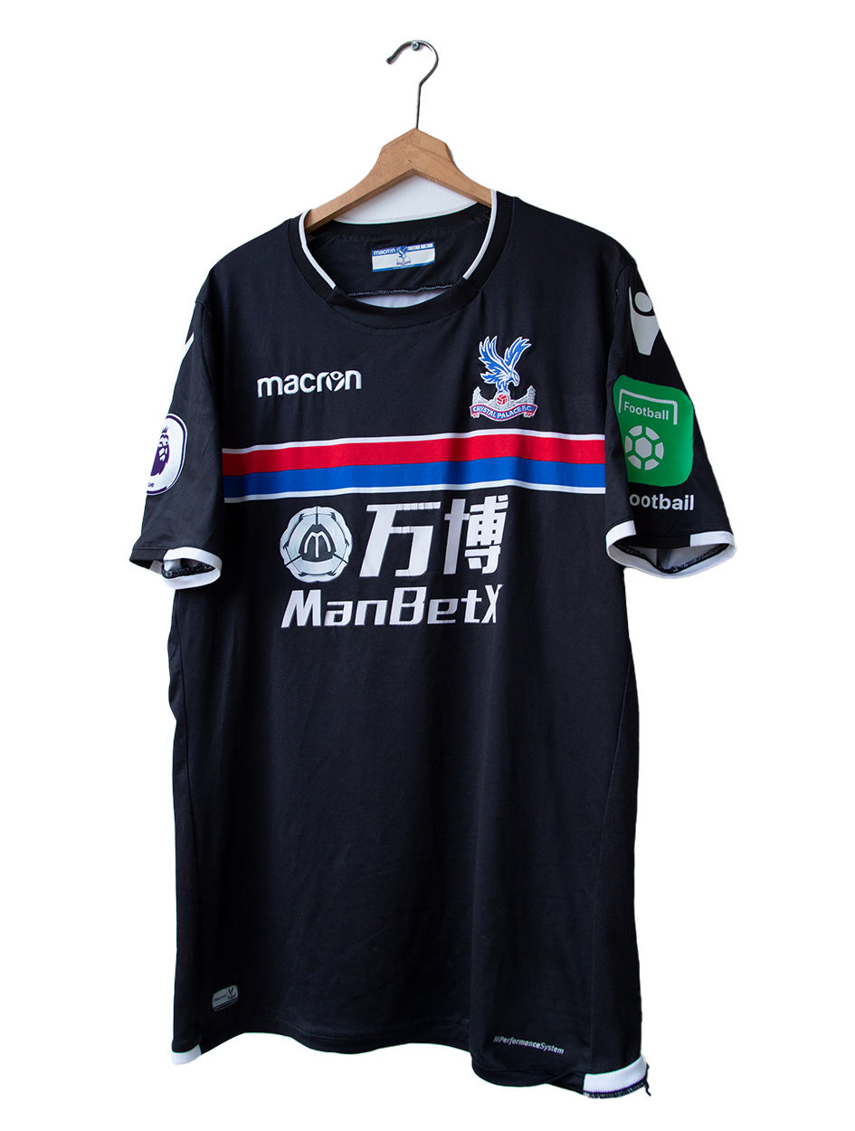 Crystal Palace 2017-2018 Player Issued/Worn Away Shirt Milivojevic #4