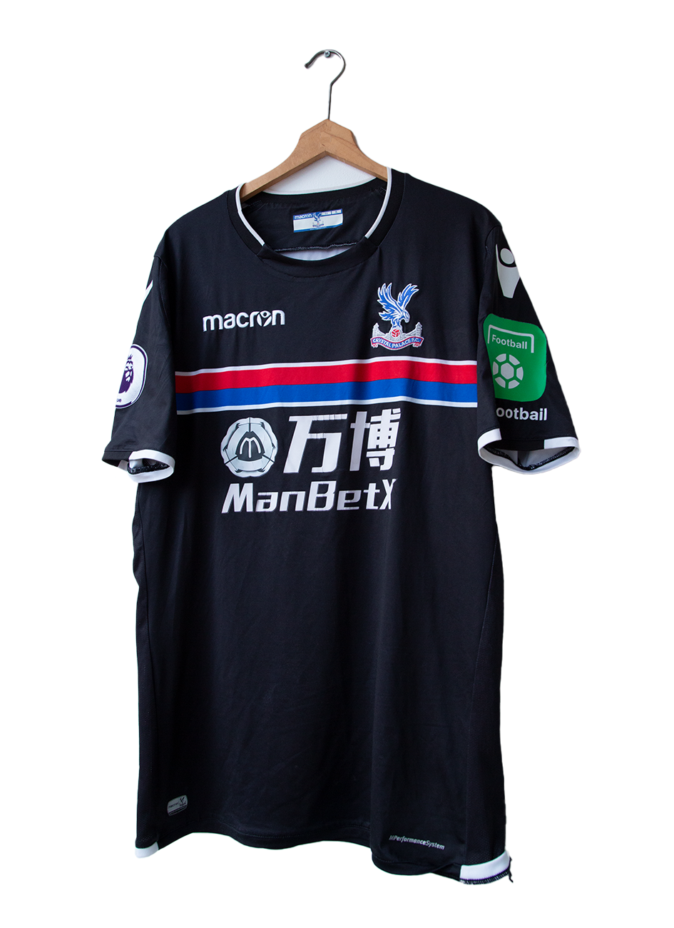 Crystal Palace 2017-2018 Player Issued/Worn Away Shirt Milivojevic #4