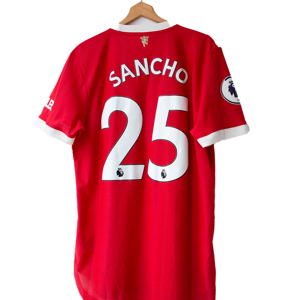 Manchester United 2021-2022 Home Shirt Sancho #25