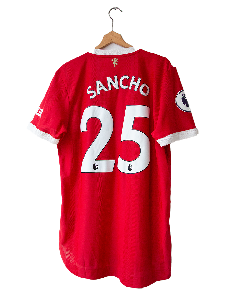 Manchester United 2021-2022 Home Shirt Sancho #25