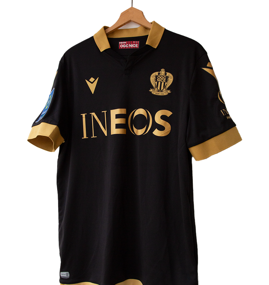 OGC Nice 2021-2022 Third Shirt Melvin Bard #26