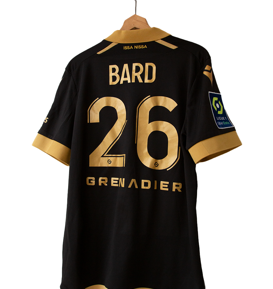 OGC Nice 2021-2022 Third Shirt Melvin Bard #26