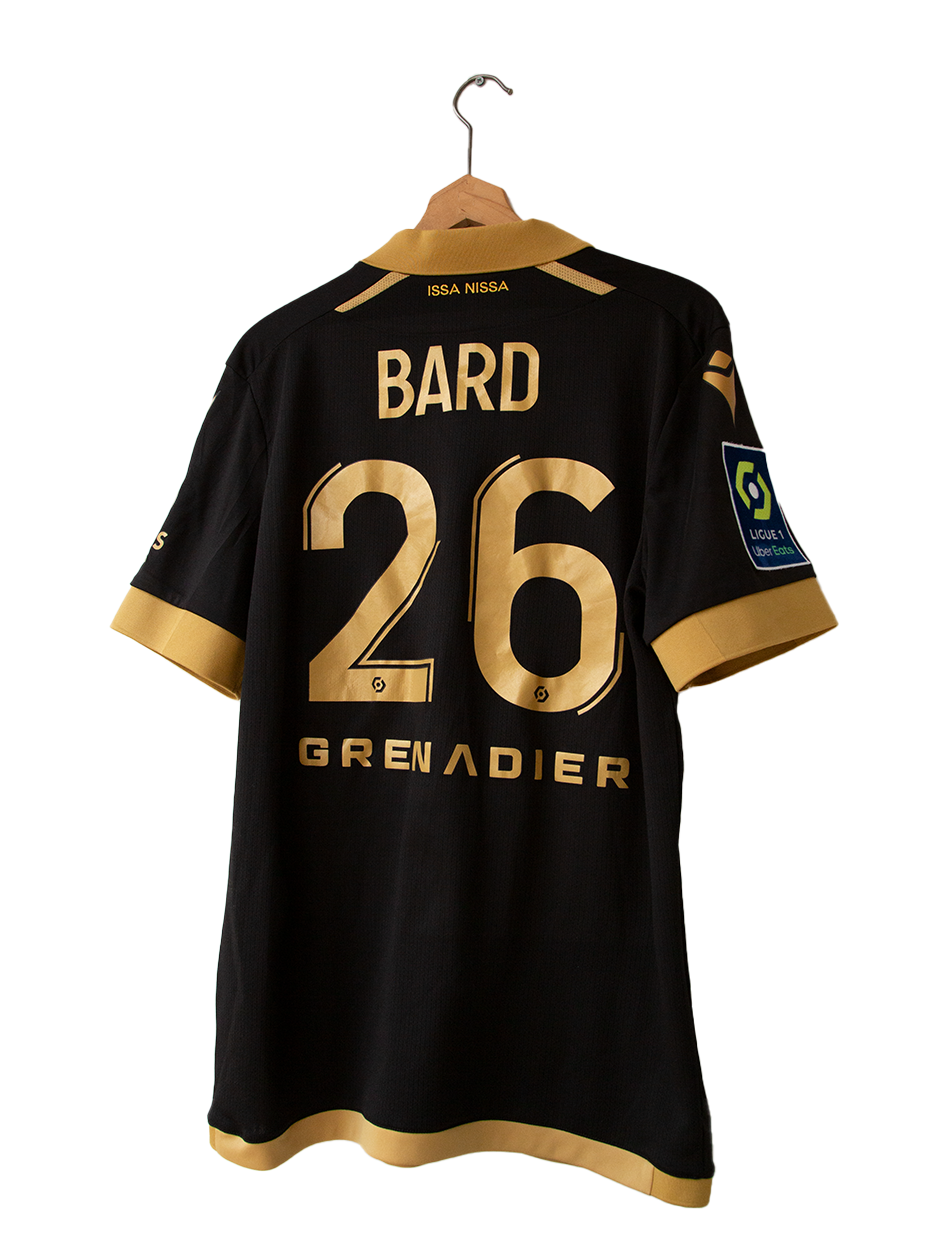 OGC Nice 2021-2022 Third Shirt Melvin Bard #26