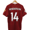 Liverpool 2019-2020 Home Shirt Henderson