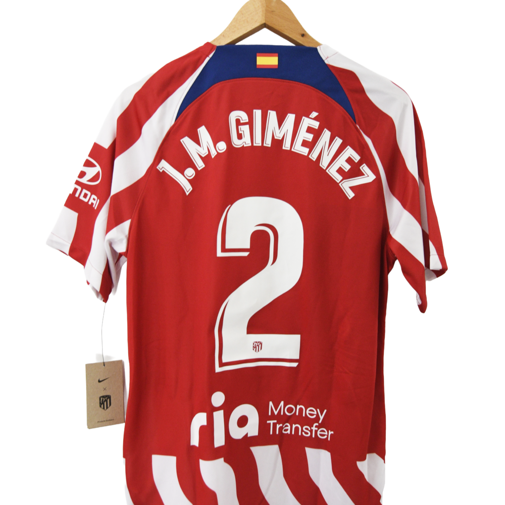 Atletico Madrid 2022-2023 Home Shirt Gimenez Atletico Madrid 2022-2023 Home Shirt Gimenez